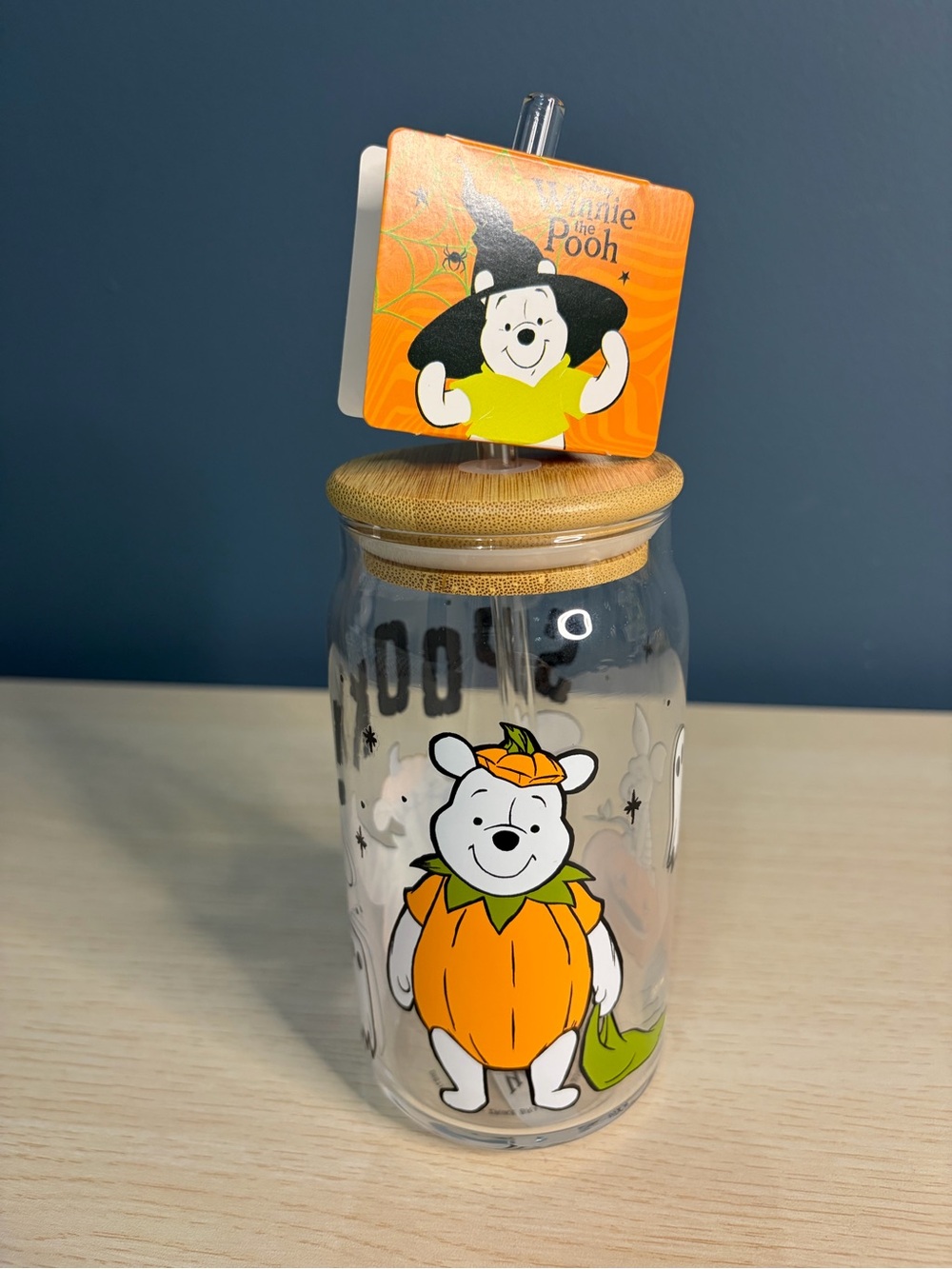 Halloween Winnie the Pooh Pumpkin Tumbler